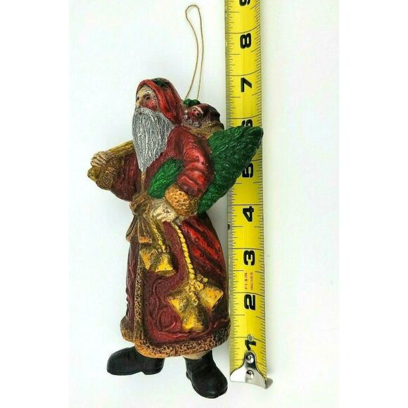 VINTAGE Kurt S. Adler SANTA World Ornament Made In HONG KONG 7 inch - Picture 9 of 10